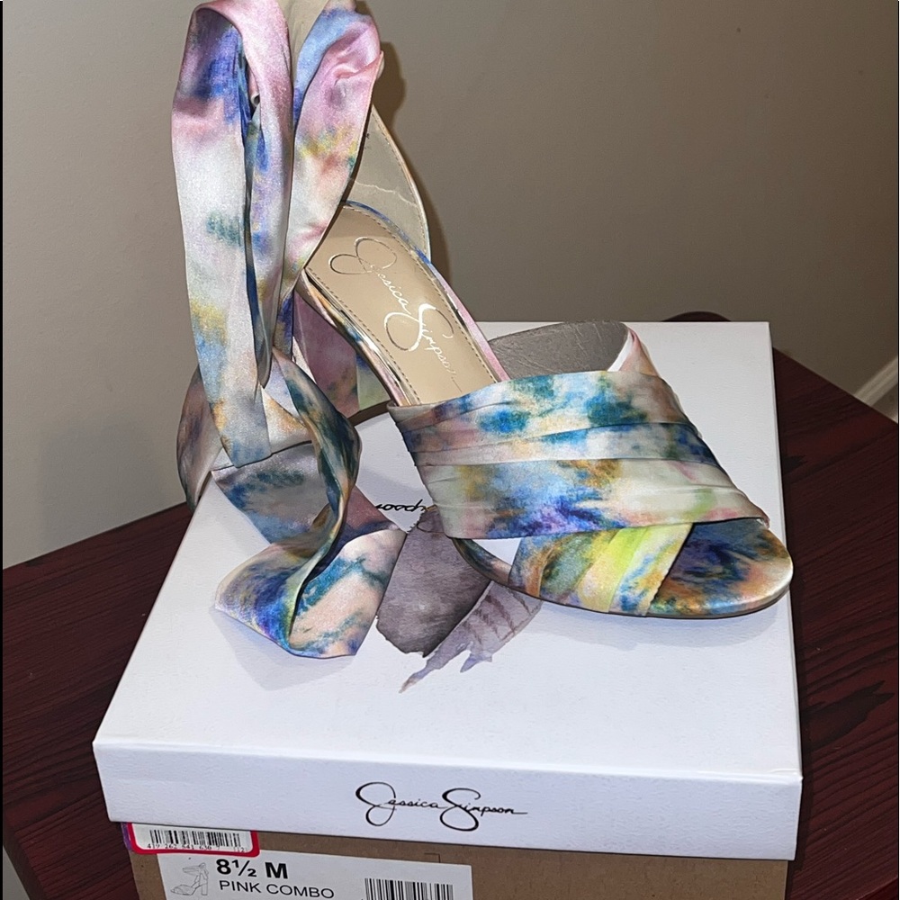 Lace up heels size 8.5